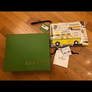 Kate Spade Pouch & Earrings (NEW)